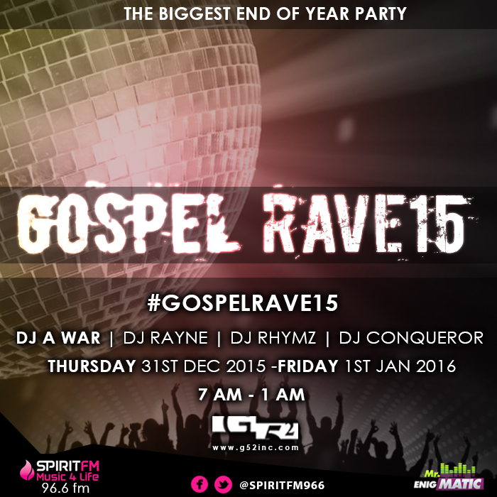 GospelRave15 Branding and Campaign